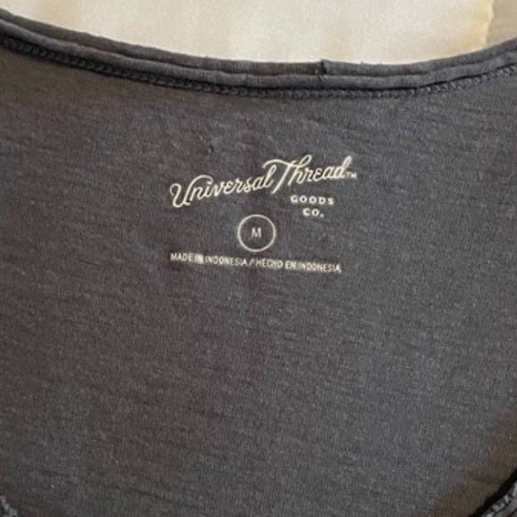 💚 Universal Thread T Shirt Dress Gray Size Medium - Picture 5 of 6